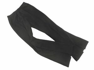 one way One Way suede style slit flare pants sizeM/ black *# * dic2 lady's 