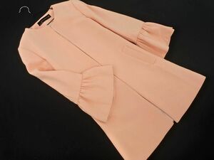 ZARA WOMAN ザラ ウーマン ノーカラー コート sizeXS/ピンク ◇■ ☆ dic5 レディース