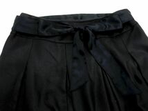 any SiS エニィスィス ウール混 タック スカート size3/黒 ◇■ ☆ dic8 レディース_画像3