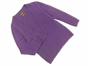  cat pohs OK ballSEY Ballsey Tomorrowland wool 100% knitted sweater size38/ purple *# * dic8 lady's 