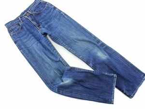 EDWIN エドウィン USED加工 デニムパンツ size29/青 ■■ ☆ dic9 レディース