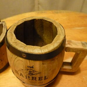 木製 BARREL（樽）型の入れ物?の画像2