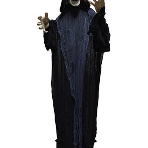 ハロウィン お化け屋敷 おもちゃ 感電注意ビリビリガイコツ君 スタンド 吊り下げ 2WAYタイプ びっくり どっきり ドクロ ハッピーハロウィン