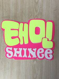  handmade "uchiwa" fan * panel only *temin* hangul *SHINEE