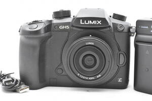Panasonic パナソニック LUMIX DC-GH5 デジタル一眼レフカメラ + LUMIX G 14mm F/2.5 ASPH レンズ (t4471)