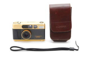 CONTAX コンタックス T2 Carl Zeiss Sonnar 2.8 / 38 T* 60周年記念 ゴールド コンパクトフィルムカメラ (oku2547)