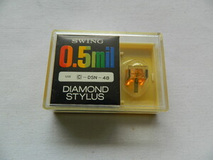 ☆☆【未使用品】SWING 0.5mil DIAMOND STYLUS コロムビアC-DSN-48 レコード針 交換針