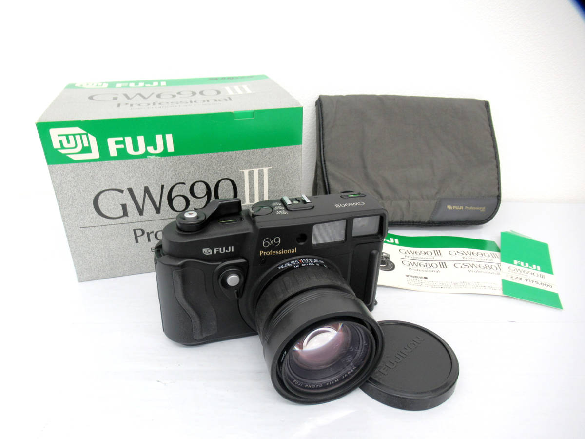 今ならほぼ即納！ GW690Ⅲ FUJI Fujinon f3.5レンズ付き 90mm フィルム