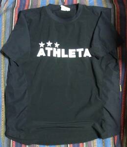 athleta アスレタ　ｔシャツ　モノトーン　Ｌ