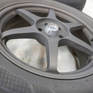 S 送料無料 即納 ブロンズ MOLD-B 5H100 7J+48 ブリヂストン レグノ GR-XⅠ 215/55R17 レガシィ アウトバック フォレスター スバルXVの画像6