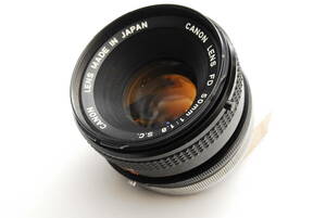 Canon Lens FD 50mm 1:1.8 SC　0913-104 230-4