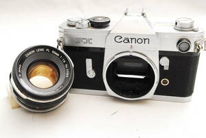 Canon FX/FL 50mm 1:1.8 (ジャンク品） 0913-120