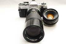 Canon AE-1 /FD 50mm 1:1.8/FD100-200 良品 0922-05_画像3