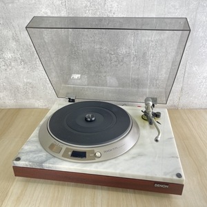 DENON レコードプレーヤー 【中古】動作保証 DENON DP-1800 天然大理石 ターンテーブル デノン オーディオ機器/64299