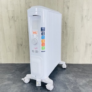 デロンギ オイルヒーター 【中古】 DeLonghi ベルカルド RHJ75V0915-GY 1500W 10-15畳 リモコン付き 暖房 冬物 / 54772