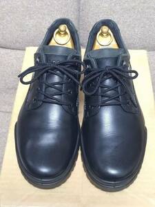 ■ECCO Men's Track 6 GTX Plain Toe Shoe サイズ42 黒 送料無料 エコー ゴアテックスシューズ