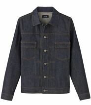 アーペーセー/A.P.C/apc/デニムジャケット/ワークジャケット/Gジャン/ジージャン/WORK JKT/XS/新品未使用/デッド/インディゴ/リジッド/S_画像1