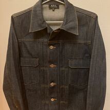 アーペーセー/A.P.C/apc/デニムジャケット/ワークジャケット/Gジャン/ジージャン/WORK JKT/XS/新品未使用/デッド/インディゴ/リジッド/S_画像2