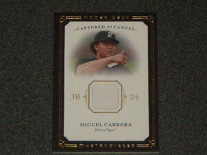 Miguel Cabrera (ミゲル・カブレラ) 2009 Upper Deck Jersey card (ジャージーカード) ① MLB