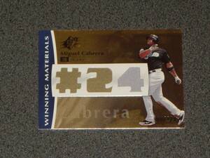 Miguel Cabrera (ミゲル・カブレラ) 2008 Upper Deck Jersey card (ジャージーカード)１２５枚限定 ⑤ MLB