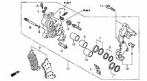 SC54　F-11-1　R,フロントキャリパー