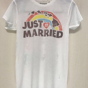 88 tees JUST MARRIED Tシャツ