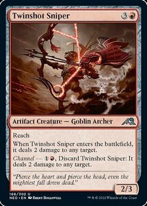 MTG ■赤/英語版■ 《双弾の狙撃手/Twinshot Sniper》神河：輝ける世界 NEO　