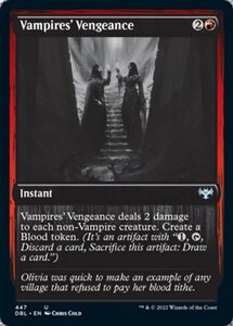 MTG ■赤/英語版■ 《吸血鬼の復讐/Vampires' Vengeance》イニストラード:ダブルフューチャー DBL