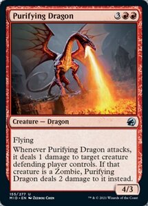 MTG ■赤/英語版■ 《浄化するドラゴン/Purifying Dragon》イニストラード真夜中の狩り MID