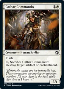 MTG ■白/英語版■ 《聖戦士の奇襲兵/Cathar Commando》イニストラード真夜中の狩り MID