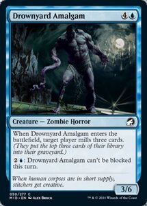 MTG ■青/英語版■ 《溺墓の融合体/Drownyard Amalgam》イニストラード真夜中の狩り MID