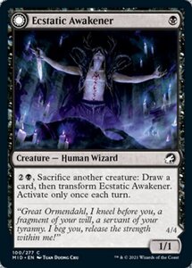 MTG ■黒/英語版■ 《有頂天の呼び覚ます者/Ecstatic Awakener》イニストラード真夜中の狩り MID