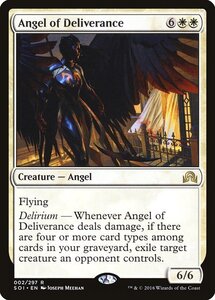 MTG ■白/英語版■ 《救出の天使/Angel of Deliverance》 イニストラードを覆う影 SOI