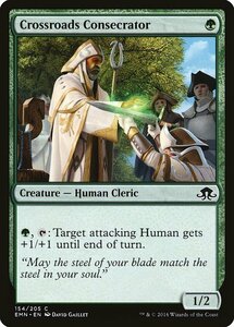 MTG ■緑/英語版■ 《 岐路の聖別者/Crossroads Consecrator》異界月 EMN