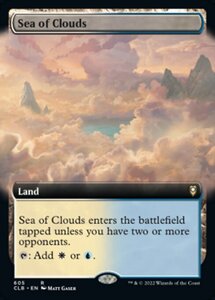 MTG ■土地/英語版■ 《雲海/Sea of Clouds》★拡張FOIL★ 統率者レジェンズ：バルダーズゲートの戦い CLB