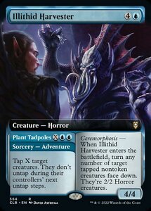 MTG ■青/英語版■ 《イリシッドの収穫者/Illithid Harvester》▲拡張アート▲ 統率者レジェンズ：バルダーズゲートの戦い CLB