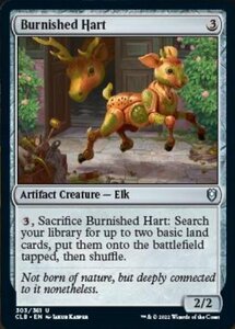 MTG ■無/英語版■ 《つややかな雄鹿/Burnished Hart》★FOIL★ 統率者レジェンズ：バルダーズゲートの戦い CLB