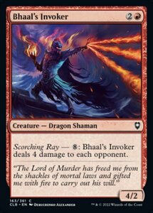 MTG ■赤/英語版■ 《ベハルのインヴォーカー/Bhaal's Invoker》★FOIL★ 統率者レジェンズ：バルダーズゲートの戦い CLB