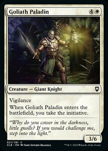 MTG ■白/英語版■ 《ゴライアスのパラディン/Goliath Paladin》★FOIL★ 統率者レジェンズ：バルダーズゲートの戦い CLB