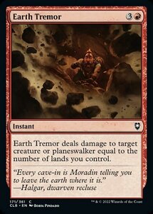 MTG ■赤/英語版■ 《アース・トレマー/Earth Tremor》統率者レジェンズ：バルダーズゲートの戦い CLB