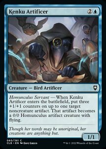 MTG ■青/英語版■ 《ケンクのアーティフィサー/Kenku Artificer》統率者レジェンズ：バルダーズゲートの戦い CLB