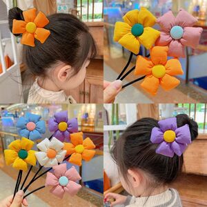 レディースヘアアクセサリー　お団子用　ヘアアクセサリーシニヨンメーカー 花 卒業式 かんざし 浴衣 和装髪飾り 成人式