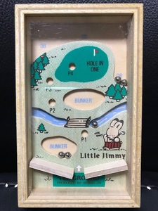 当時物 1980年代頃 BRAND JIN 木製 ファンシーミニゲーム Little Jimmy GOLF GAME リトルジミー ゴルフゲーム 少女メルヘン 昭和レトロ