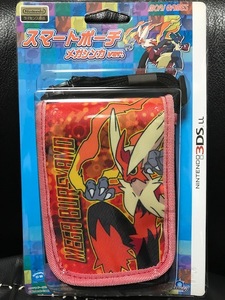 当時物 2014年 モリゲームズ 任天堂 3DSLL ポケットモンスターXY スマートポーチ メガシンカver. メガバシャーモ ポケモンショルダーバッグ