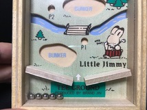 当時物 1980年代頃 BRAND JIN 木製 ファンシーミニゲーム Little Jimmy GOLF GAME リトルジミー ゴルフゲーム 少女メルヘン 昭和レトロ_画像4
