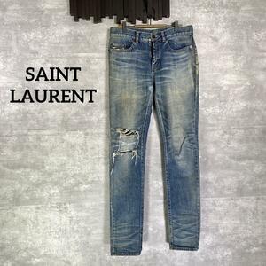 『SAINT LAURENT』サンローラン (30) ダメージデニムパンツ