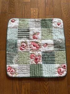 パッチワークキルト ハンドメイド クッションカバー 鷲沢玲子quilt キルトピース ハンドメイド ハンドステッチYUWA