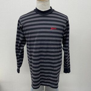 SRIXON ボーダー長袖Tシャツ ゴルフ スリクソン ゴルフウェア M