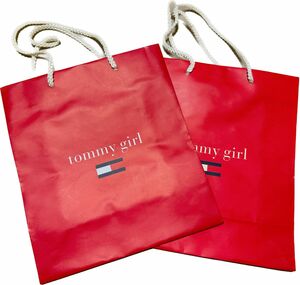 トミーガール tommy girl ショッパー ショップ袋 紙袋