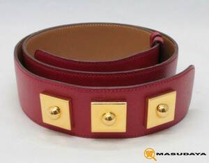 ◆◇【美品】HERMES エルメス スタッズ ベルト 75cm◇◆